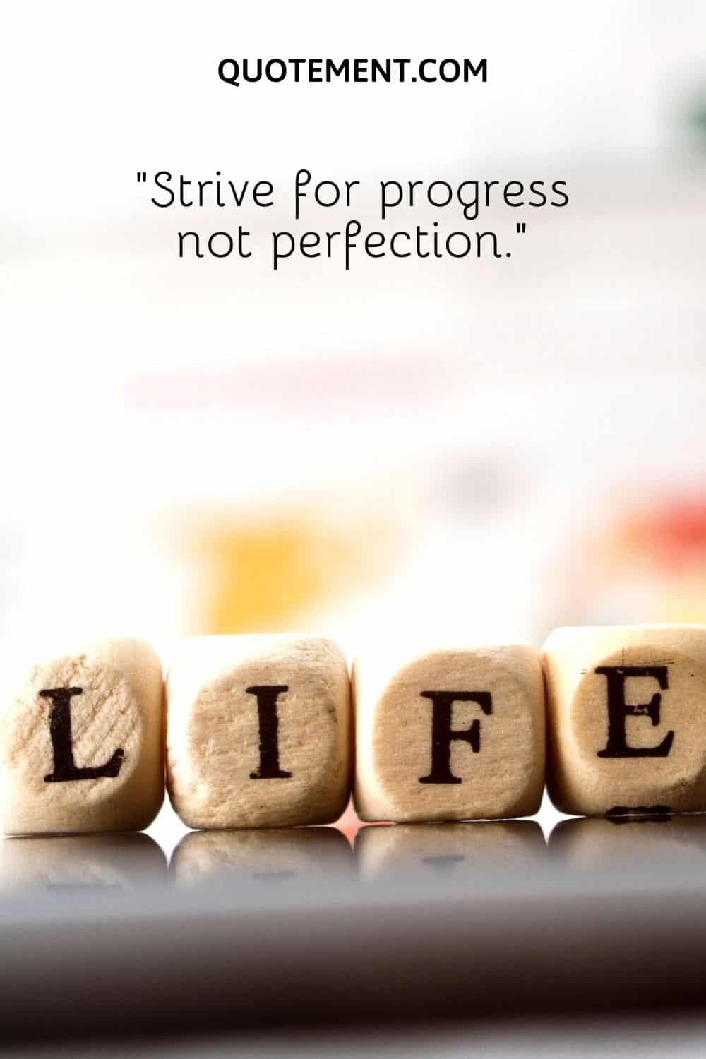 Strive for progress not perfection