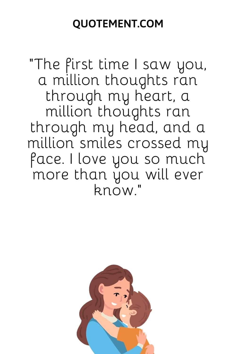 The first time I saw you, a million thoughts ran through my heart, a million thoughts ran through my head