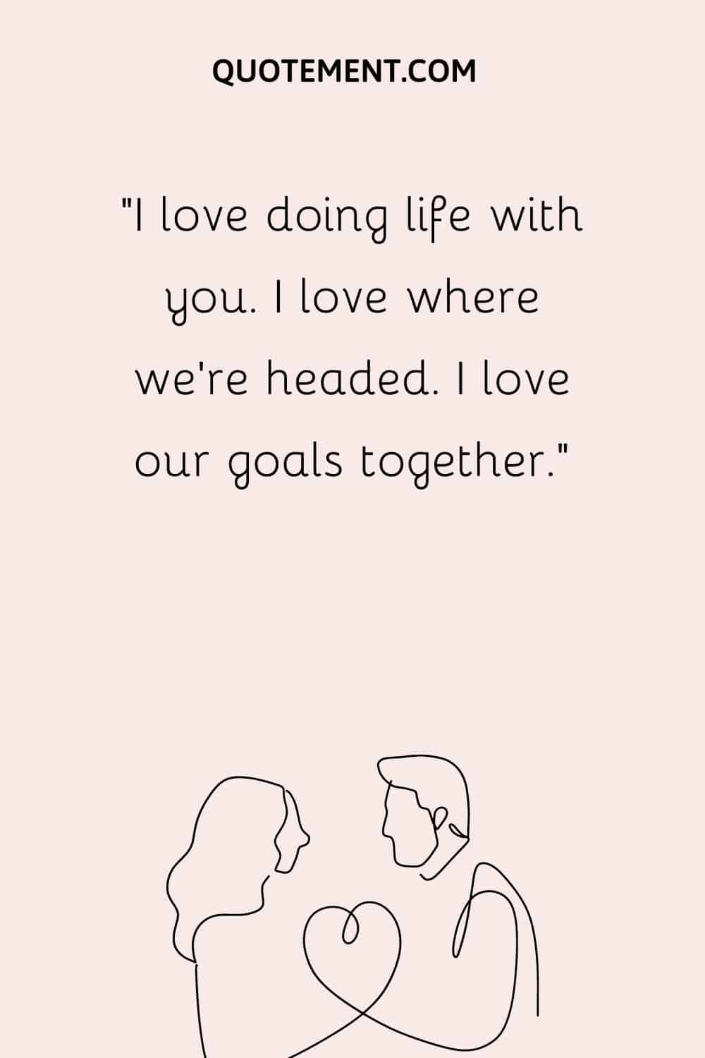 illustration of two lovers representing future husband quote