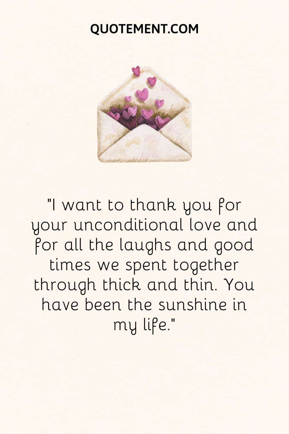 image of purple hearts in a letter representing touching letter to write to your boyfriend