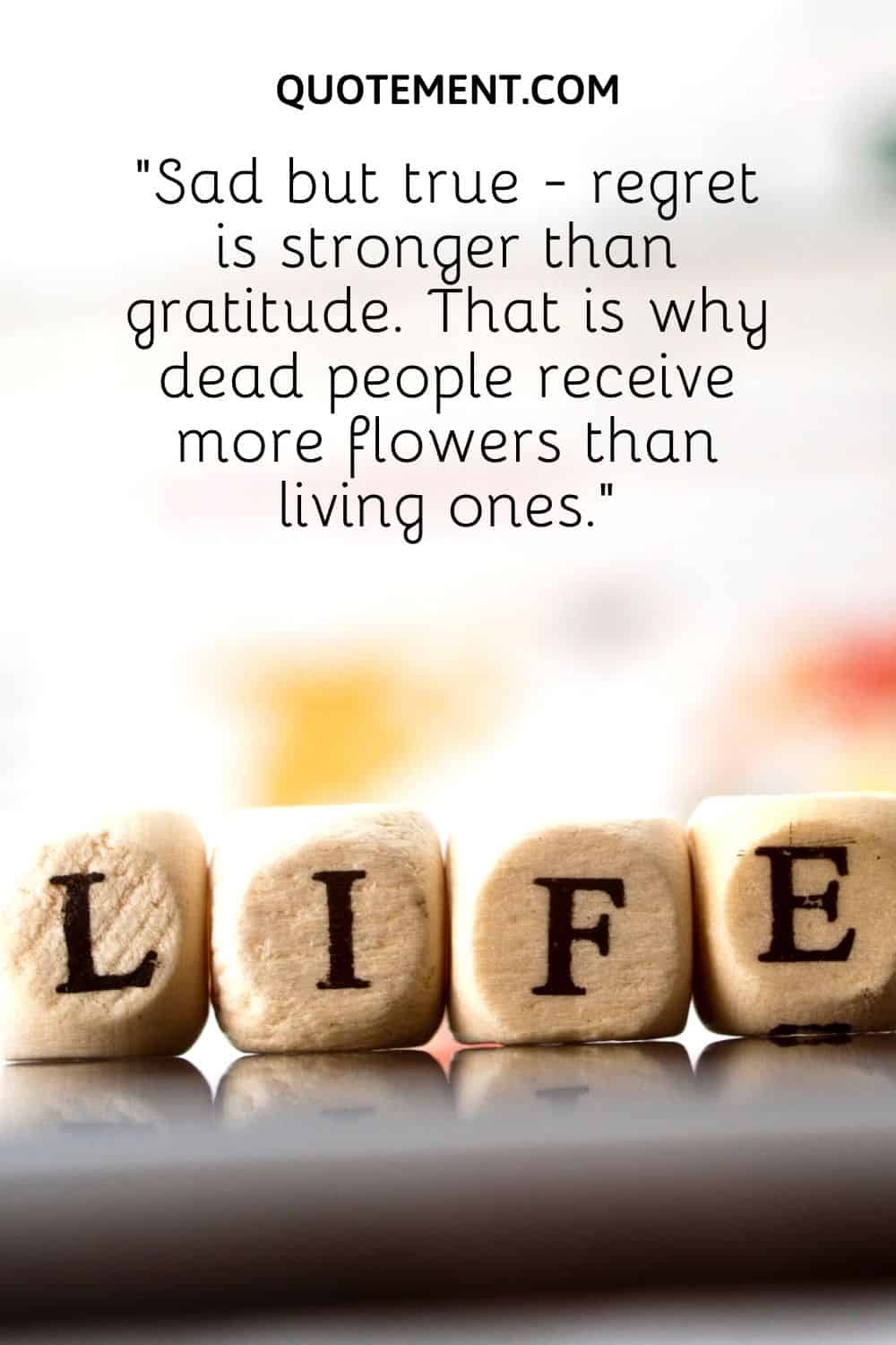 regret is stronger than gratitude