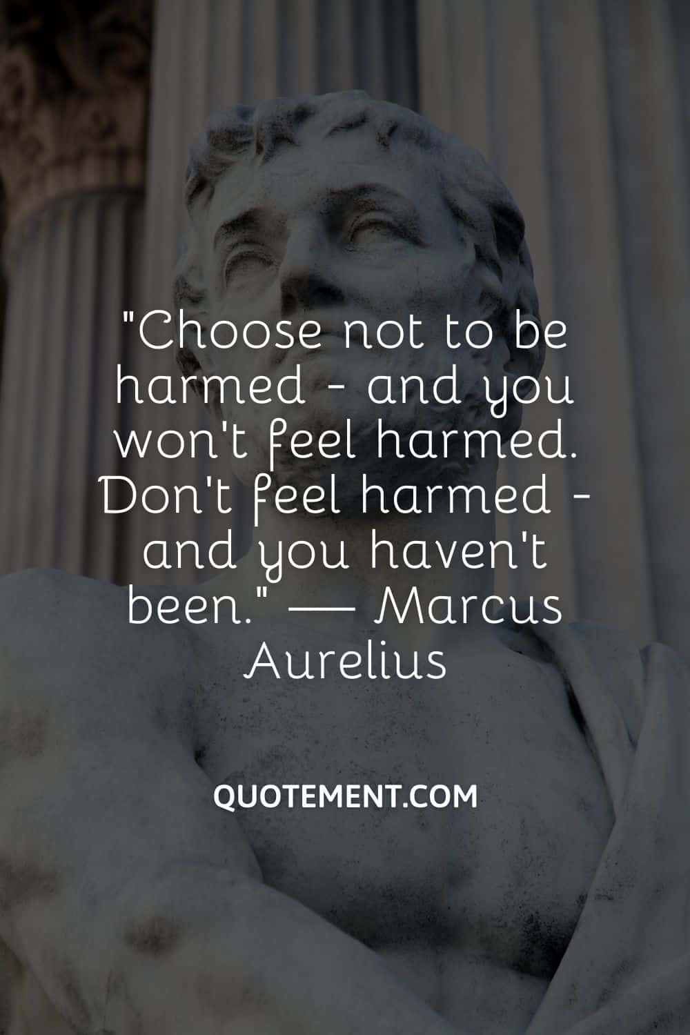 statue of a man image representing stoic quote