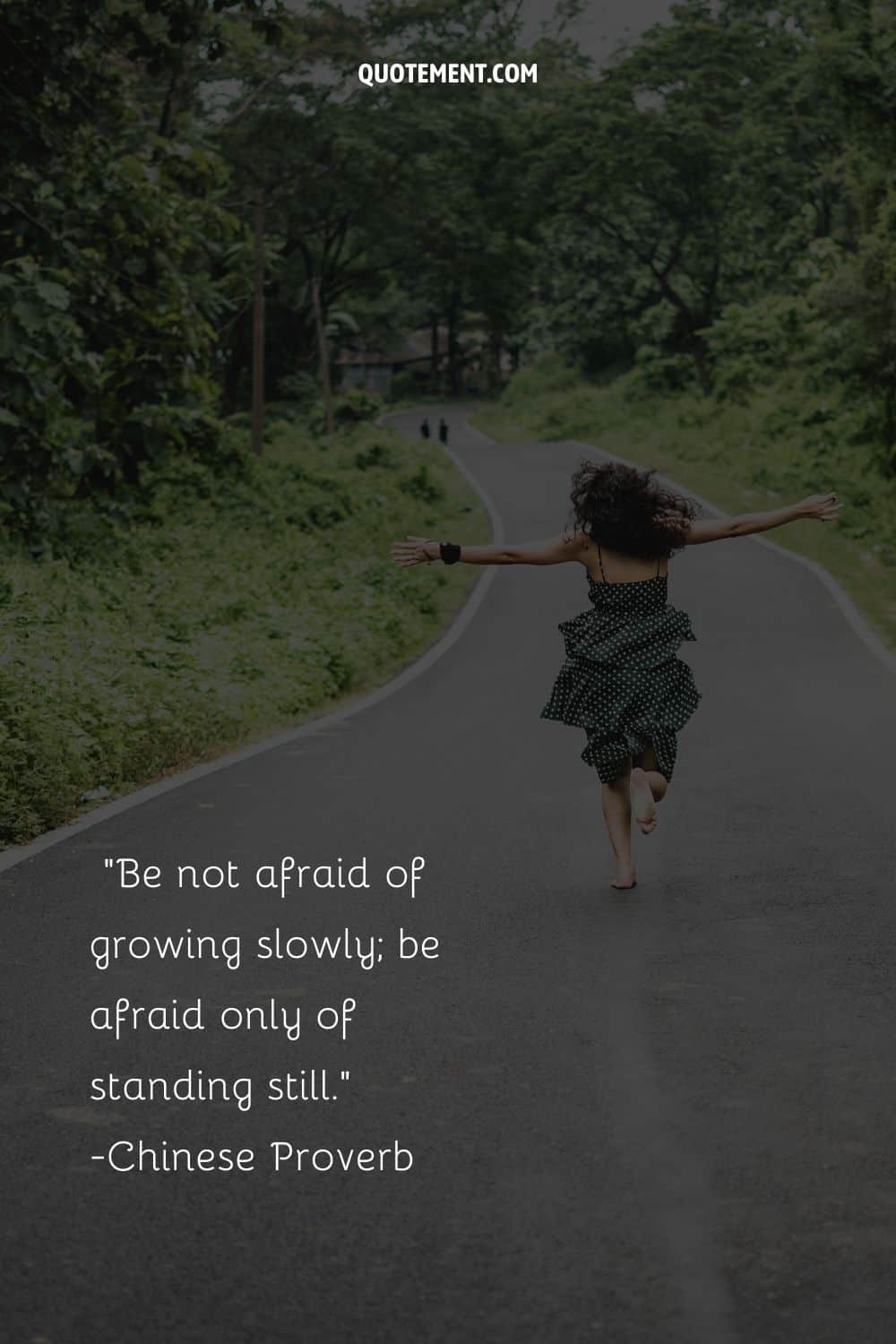 woman running barefoot image representing wednesday wisdom quote