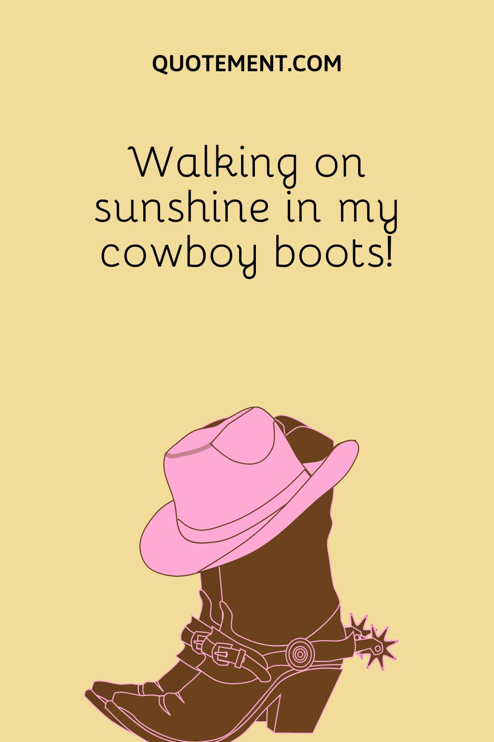 a pair of cowboy boots and a pink hat
