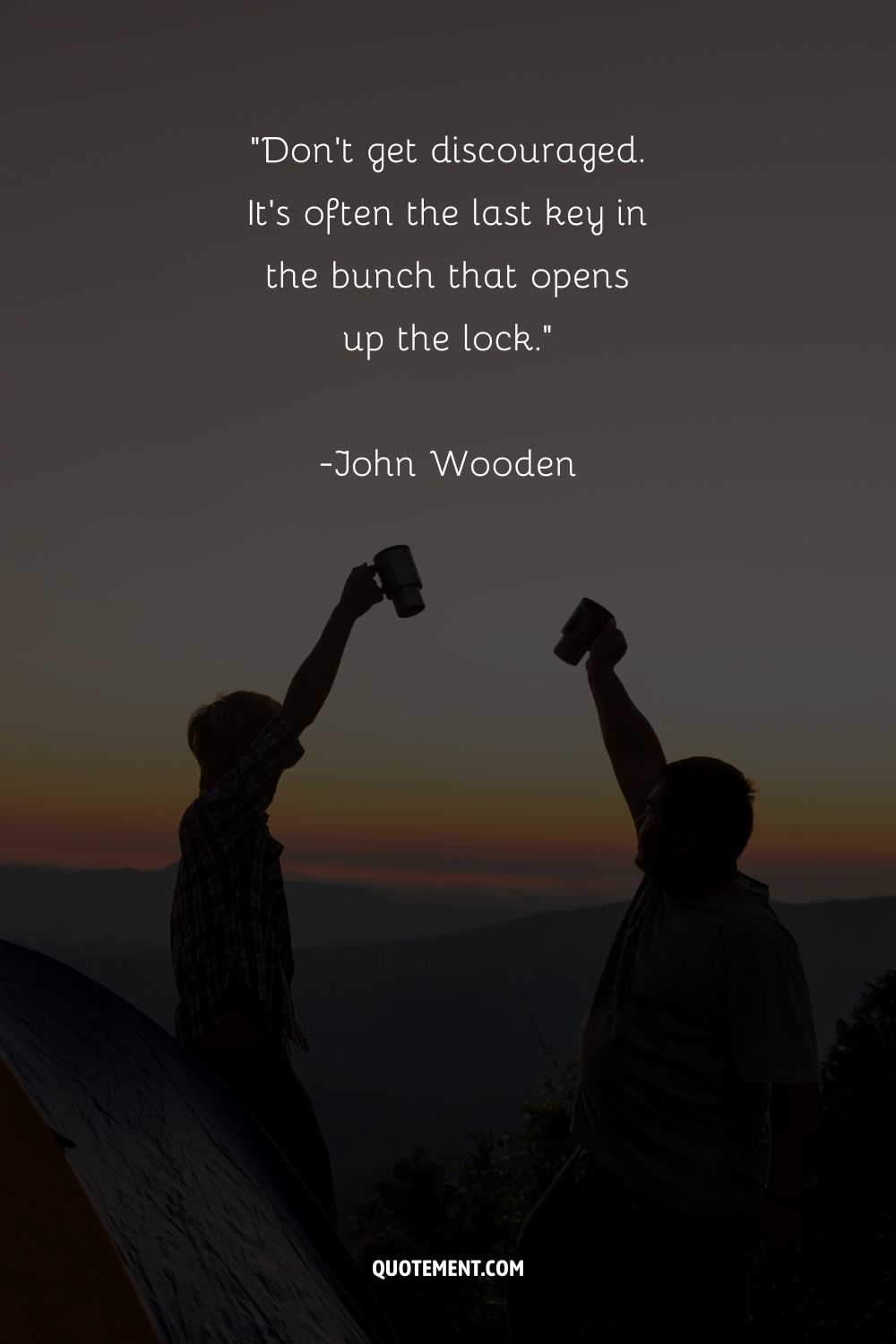 two guys drinking at the beach representing encouraging quote for friends