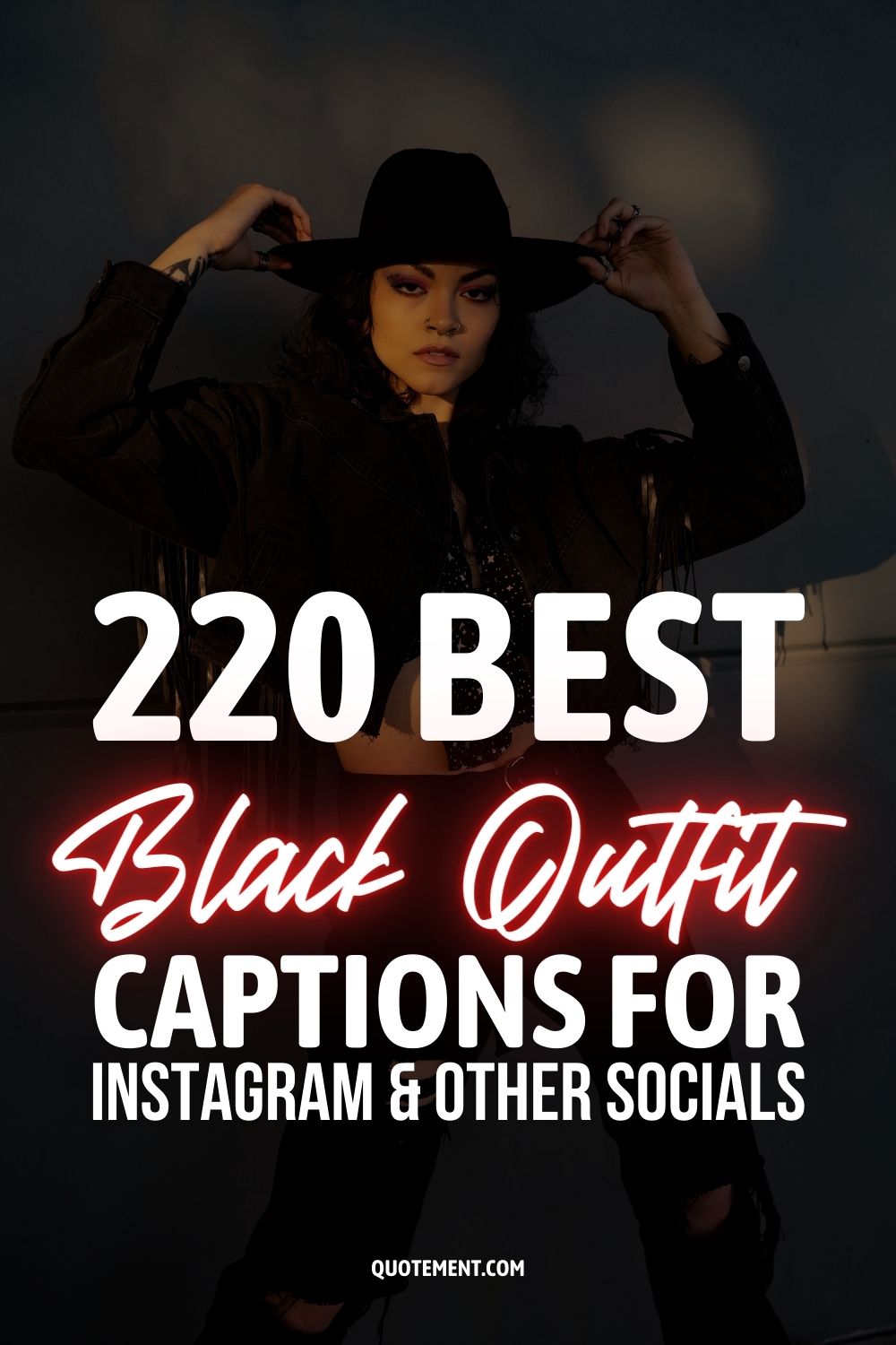 220 Best Black Outfit Captions For Instagram And Other Socials