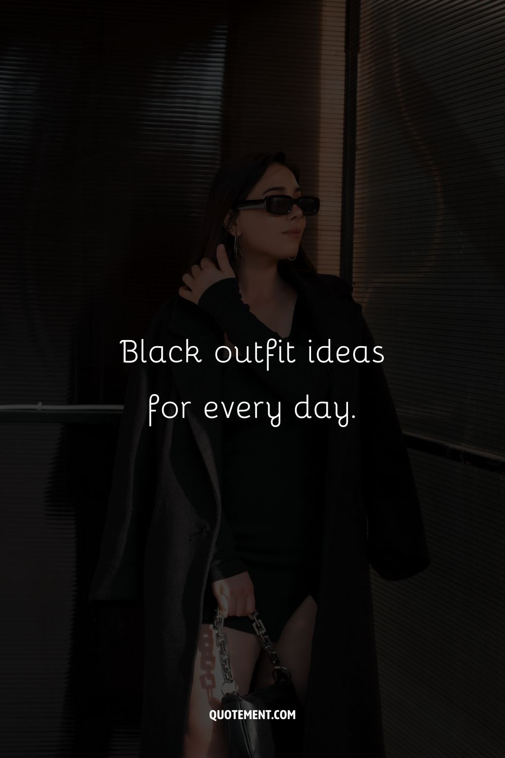 Black outfit ideas for every day.