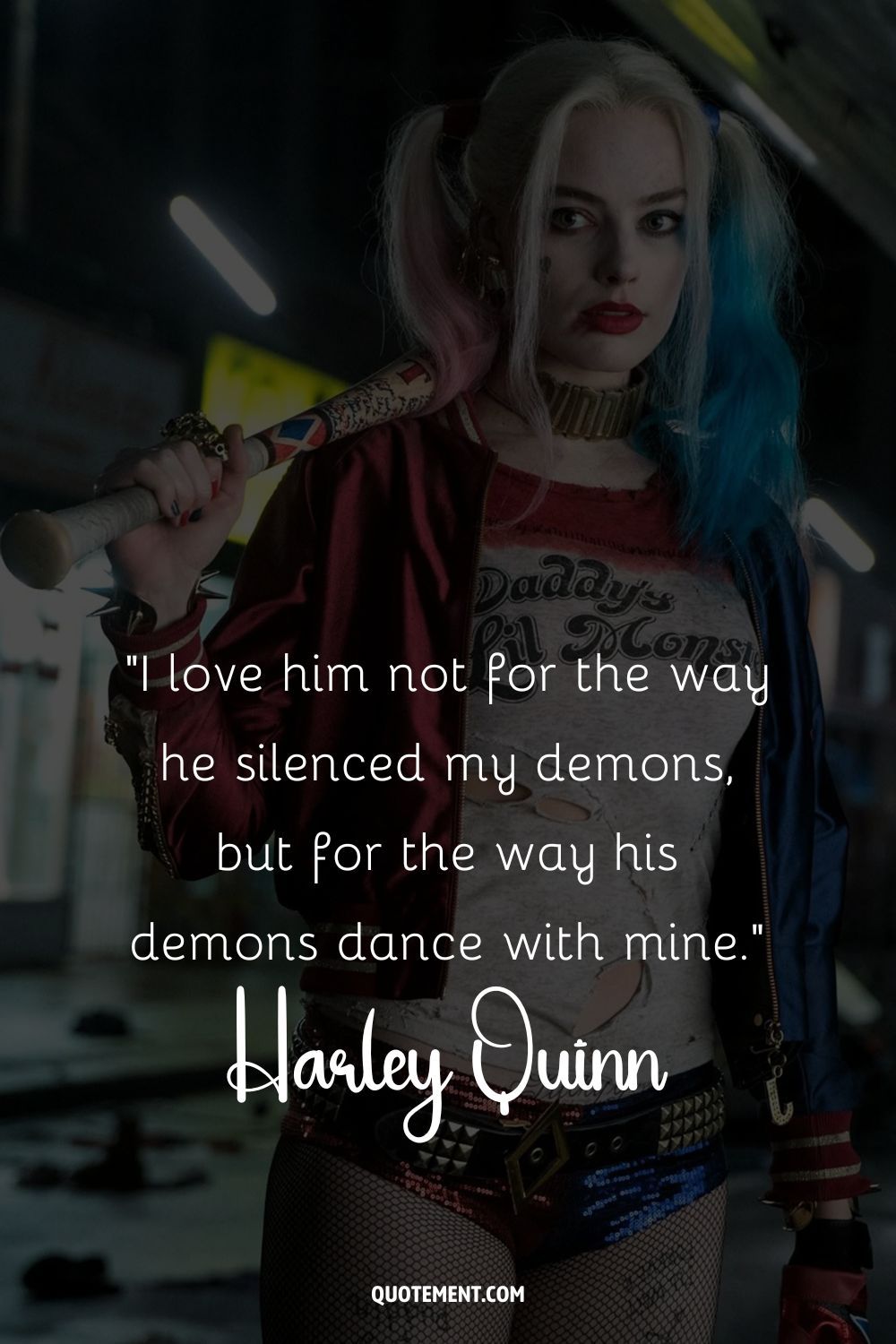 Harley Quinn image representing the best Harley Quinn quote.