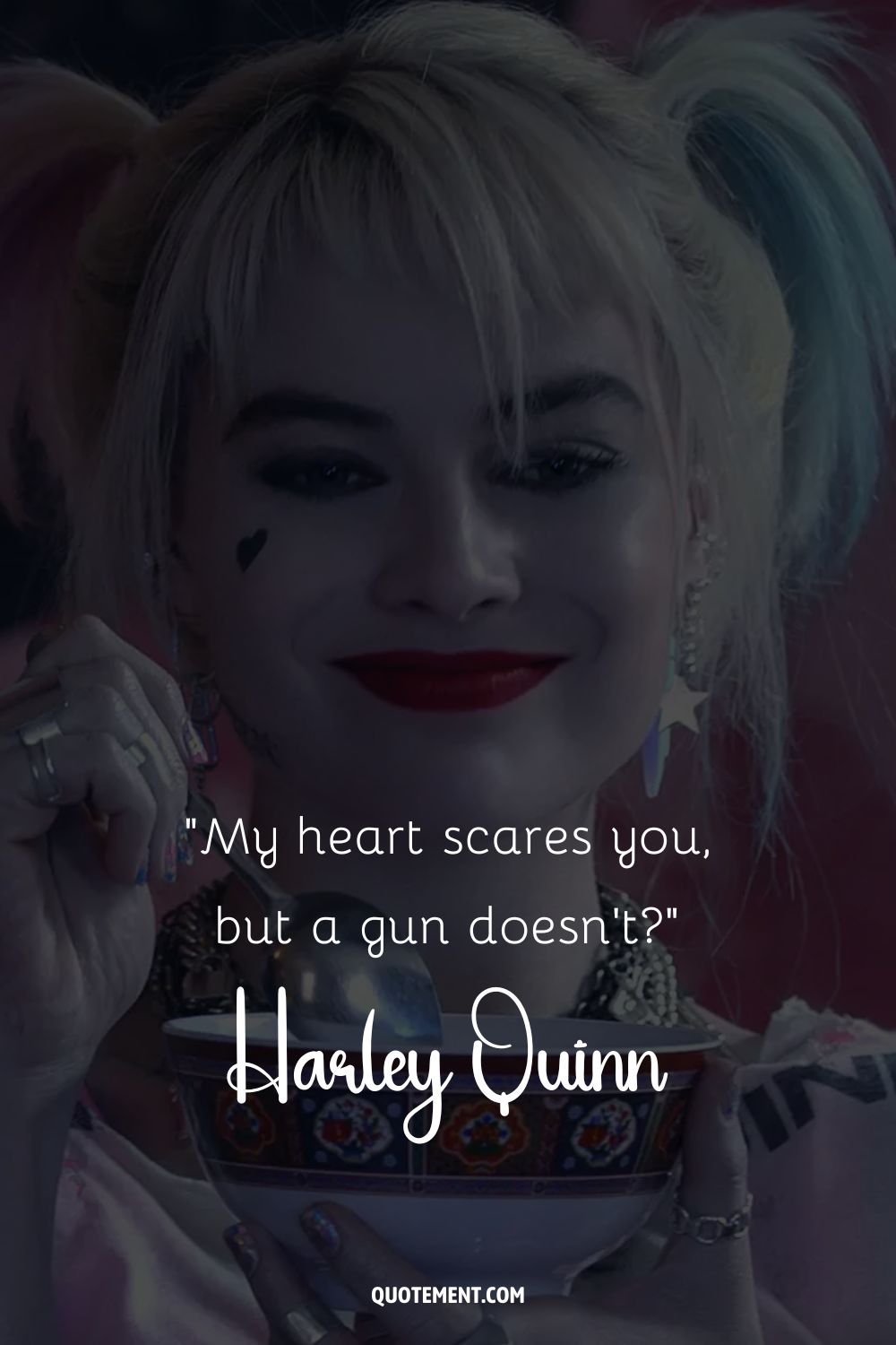 The alluring and dangerous Harley Quinn.